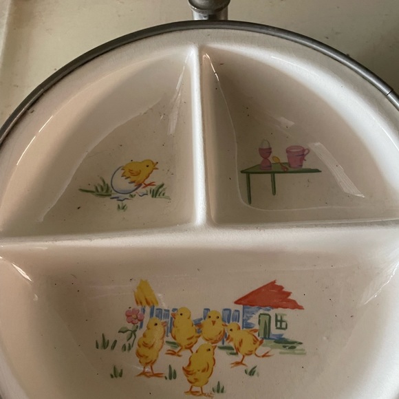 Vintage baby bowl food warmer - Picture 2 of 8